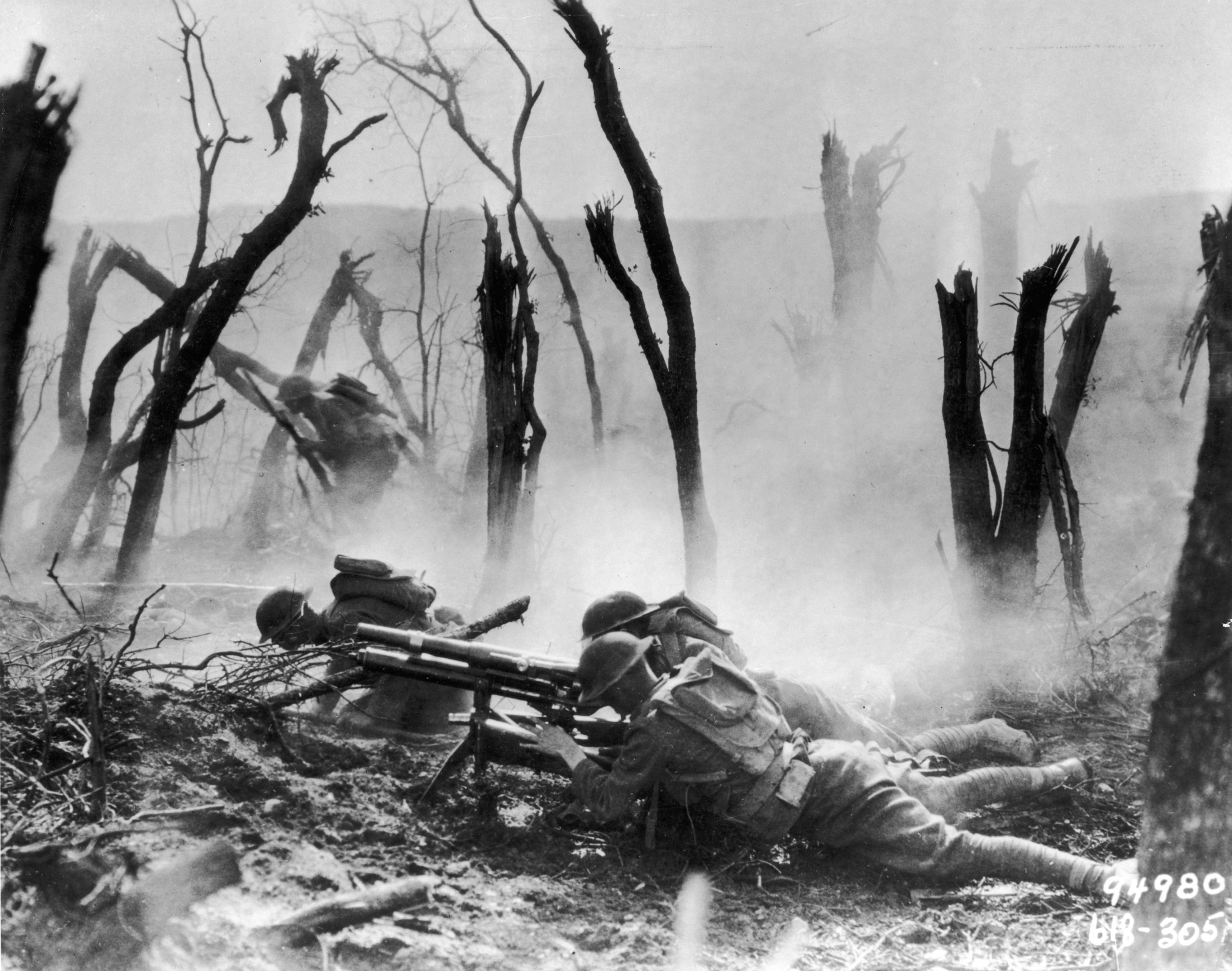 US Infantry In The Argonne Forest