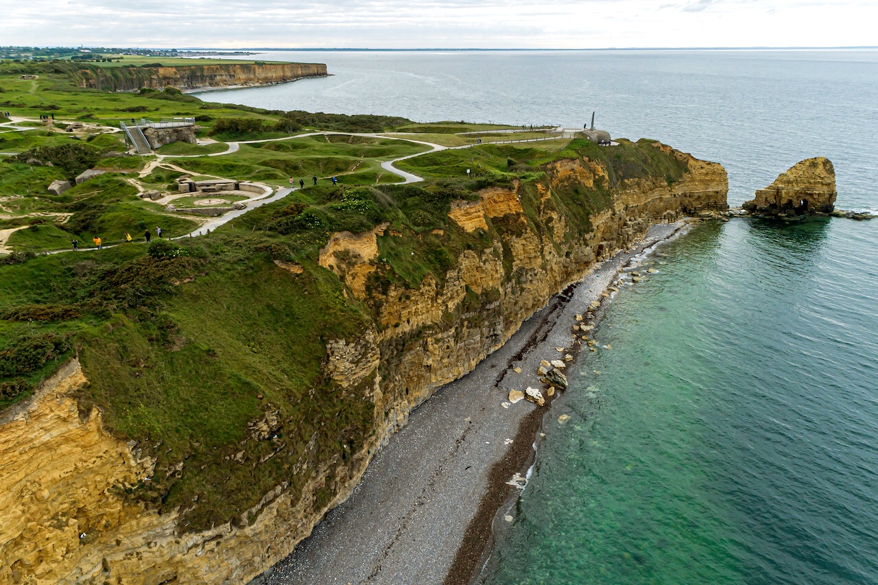 Pointe du Hoc Normandy - partial enhance